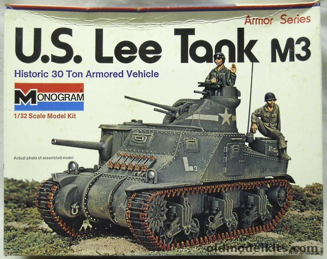 Monogram 1/32 US Lee Tank M3 with Diorama Instructions USA / Soviet